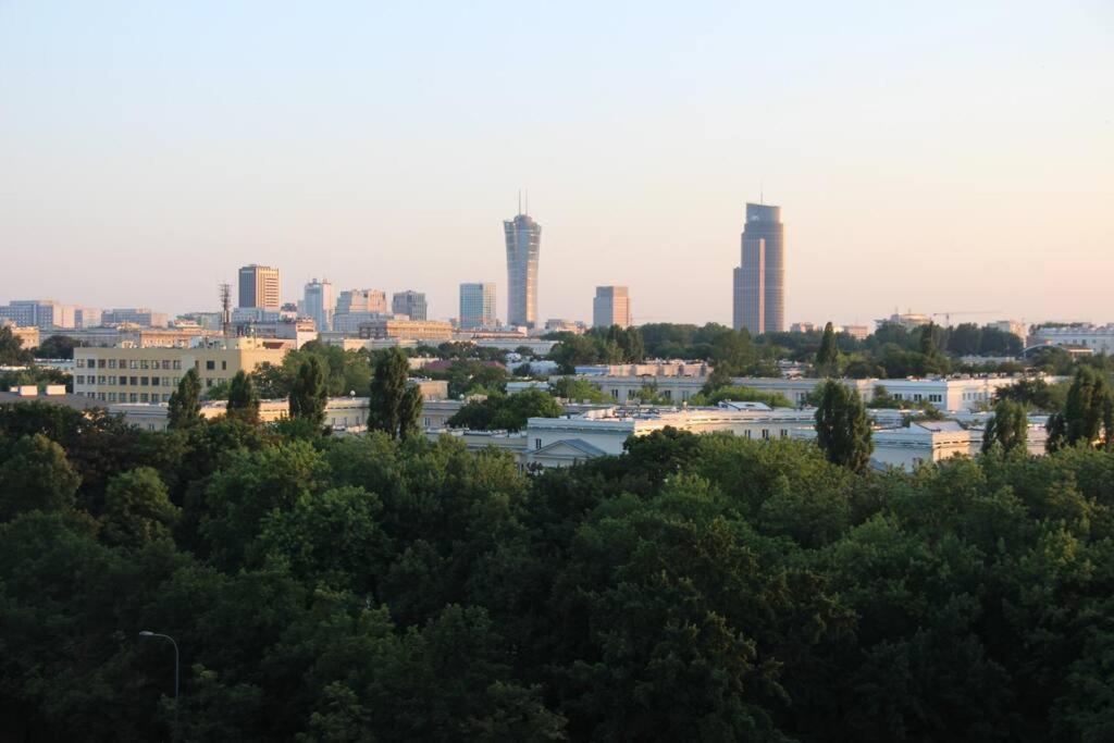 Przestronny Apartament Z Widokiem Na Miasto W Warszawie Βαρσοβία Εξωτερικό φωτογραφία
